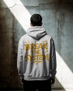 „Break the System Typo“ Hoodie