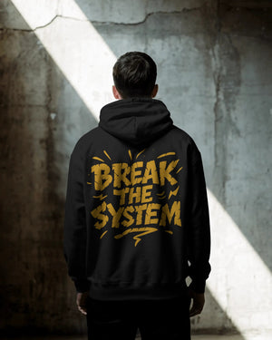 „Break the System Typo“ Hoodie