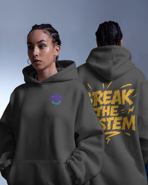 „Break the System Typo“ Hoodie