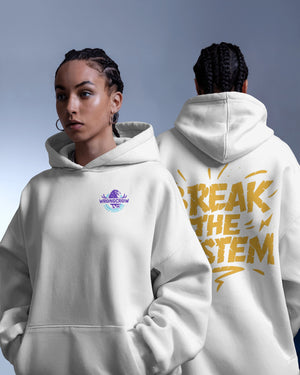 „Break the System Typo“ Hoodie