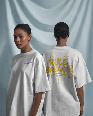 „Rulebreaker Typo“ Tee