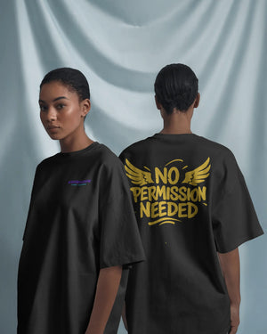 „No Permission Needed Typo“ Tee