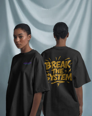„Break the System Typo“ Tee