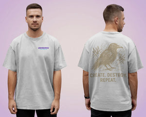 „Create. Destroy. Repeat.“ Tee