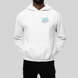 Dirty Profits Chest Print Streetwear Oversized Hoodie