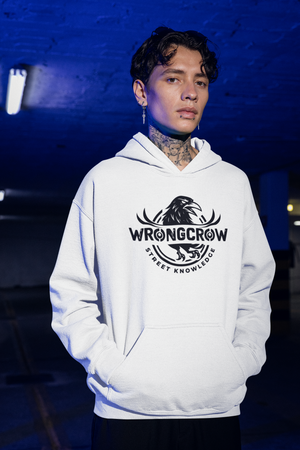 Wrongcrow  Hoodie  Original Street Knowledge Print
