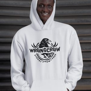 Wrongcrow  Hoodie  Original Street Knowledge Print