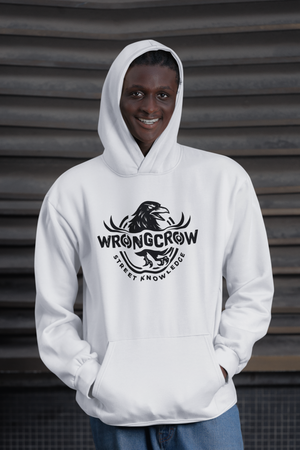 Wrongcrow  Hoodie  Original Street Knowledge Print