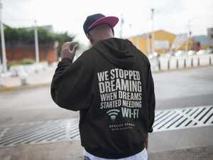 Stopped Dreaming Hoodie Oversize Streetwear Wrongcrow