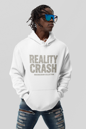 Reality Crash Hoodie Oversize Streetwear/ Wrongcrow