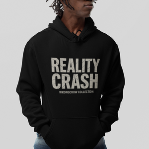 Reality Crash Hoodie Oversize Streetwear/ Wrongcrow