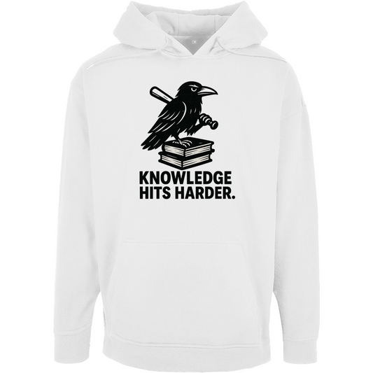 Hoodie Street Knowledge Limited - White / XS - Clothes