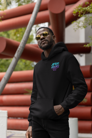 After Hours Chestprint Streetwear Oversized Hoodie