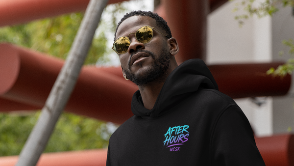 After Hours Chestprint Streetwear Oversized Hoodie