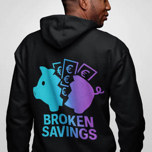 Broken Savings Streetwear Oversized Hoodie