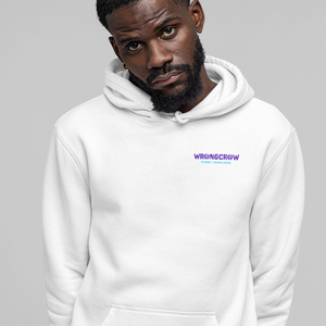 Wrongcrow Hoodie Dezenter Street Knowledge Print