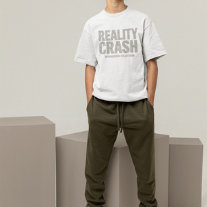 Reality Crash Tee Oversize Streetwear Wrongcrow 