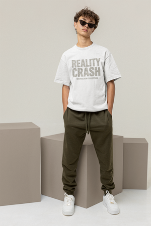 Reality Crash Tee Oversize Streetwear Wrongcrow 