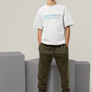 Dirty Profits Street Finance Division Streetwear Oversized Tee