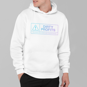 Dirty Profits – Financial Pressure Warning Streetwear Oversized Hoodie