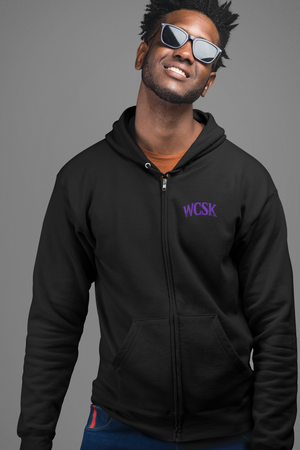„WCSK“ Zipper Hoodie Oversoze Streetwear Wrongcrow