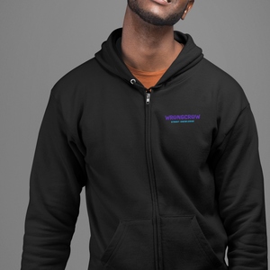 „Quiet Crew“ Zipper Hoodie Oversize Streetwear/Wrongcrow