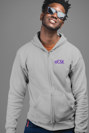 „WCSK“ Zipper Hoodie Oversoze Streetwear Wrongcrow