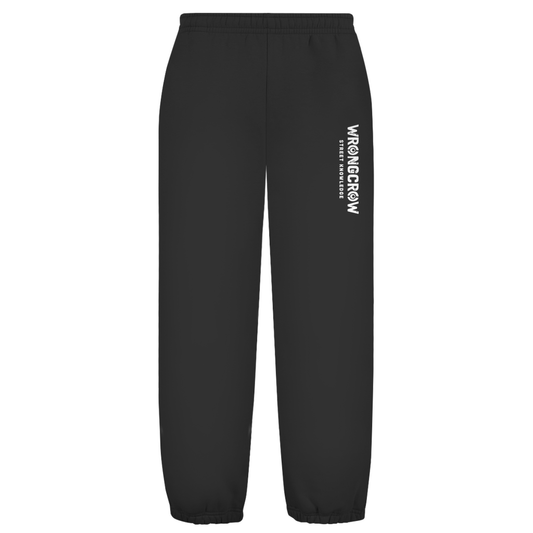 Oversize Fluffy Sweatpants Wrongcrow - Black / S - Clothes