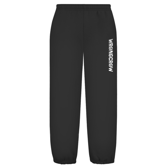 Oversize Fluffy Sweatpants Wrongcrow - Black / S - Clothes
