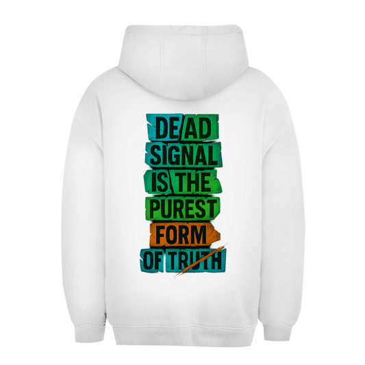 Oversize Hoodie Dead Signal - Clothes