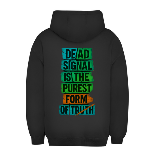 Oversize Hoodie Dead Signal - Clothes