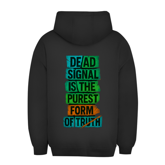 Oversize Hoodie Dead Signal - Clothes
