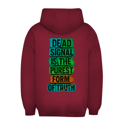 Oversize Hoodie Dead Signal - Clothes