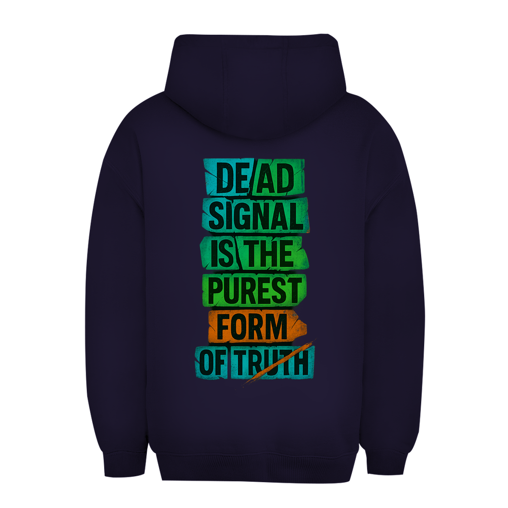 Oversize Hoodie Dead Signal - Clothes