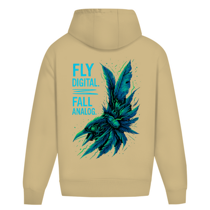 Oversize Hoodie Ohne Kordel Fly Digital - Clothes