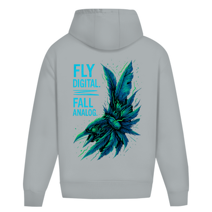 Oversize Hoodie Ohne Kordel Fly Digital - Clothes