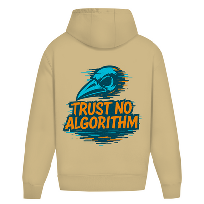 Oversize Hoodie Ohne Kordel Trust No Algorithm - Clothes