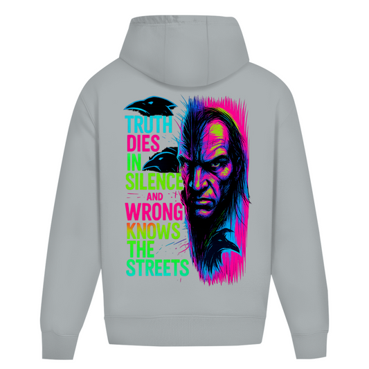 Oversize Hoodie Ohne Kordel Truth Dies In Silence - Clothes