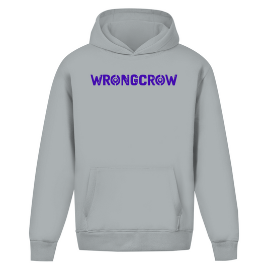 Oversize Hoodie Ohne Kordel Wrongcrow - Light Asphalt / S - Clothes
