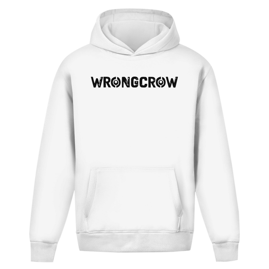 Oversize Hoodie Ohne Kordel Wrongcrow - White / S - Clothes