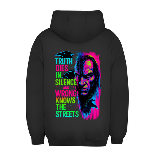 Oversize Hoodie Truth Dies In Silence - Clothes