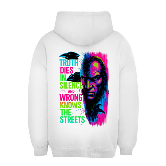 Oversize Hoodie Truth Dies In Silence - Clothes
