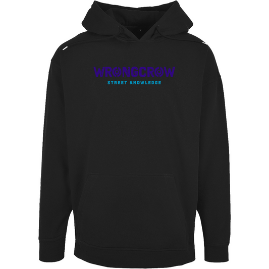 Oversize Hoodie Wrongcrow - Black / XS - Clothes