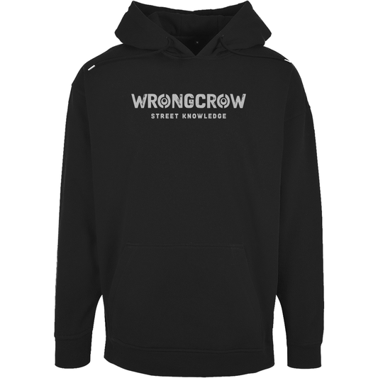 Oversize Hoodie Wrongcrow - Black / XS - Clothes