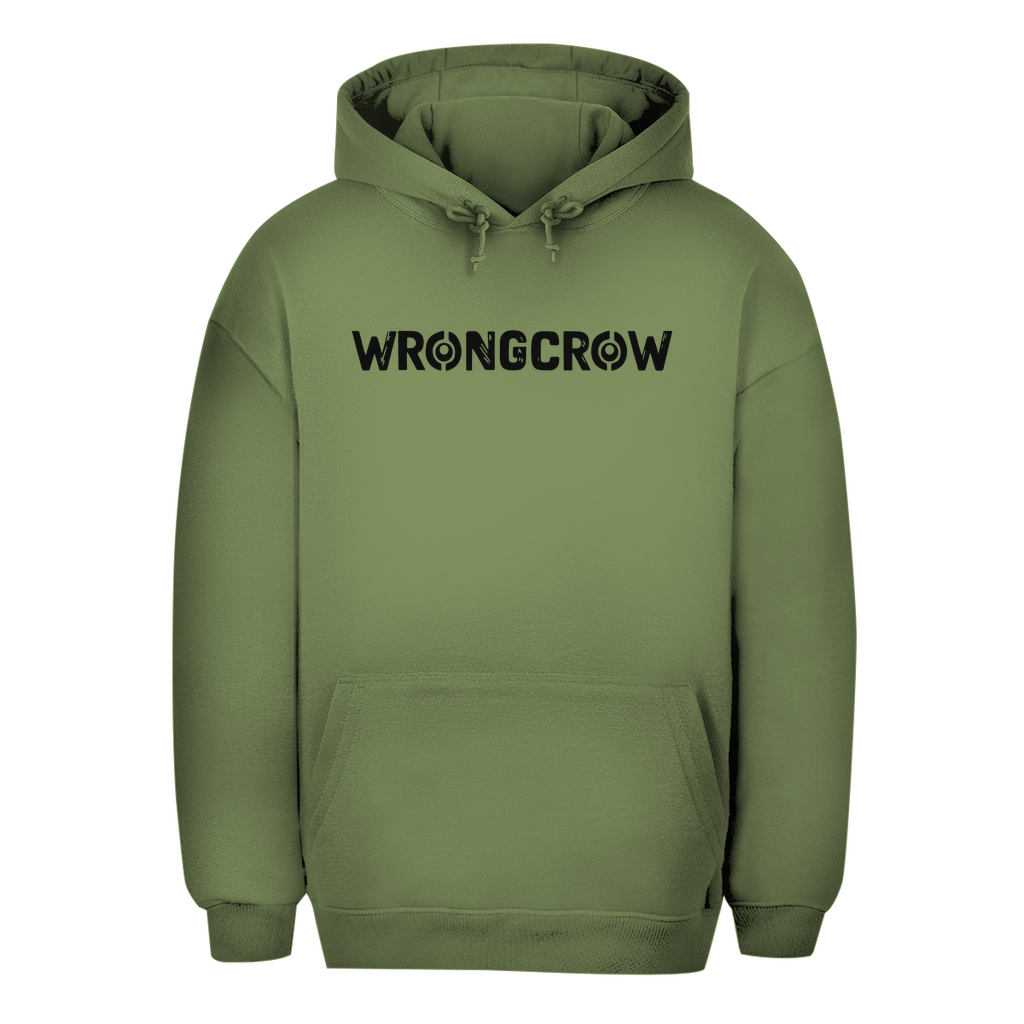 Oversize Hoodie Wrongcrow - Olive / XS - Clothes