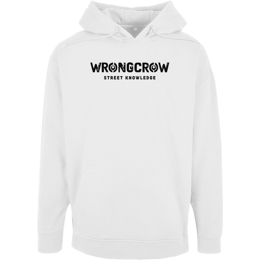 Oversize Hoodie Wrongcrow - White / XS - Clothes