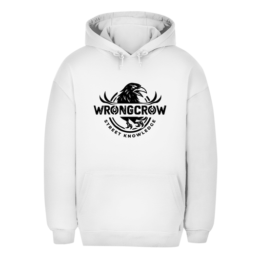 Oversize Hoodie Wrongcrow - White / XS - Clothes