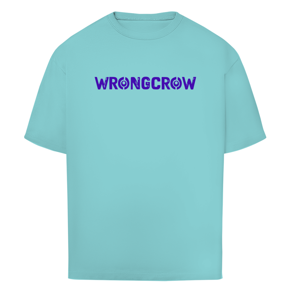 Oversize T-Shirt Wrongcrow - Beryl Blue / S - Clothes
