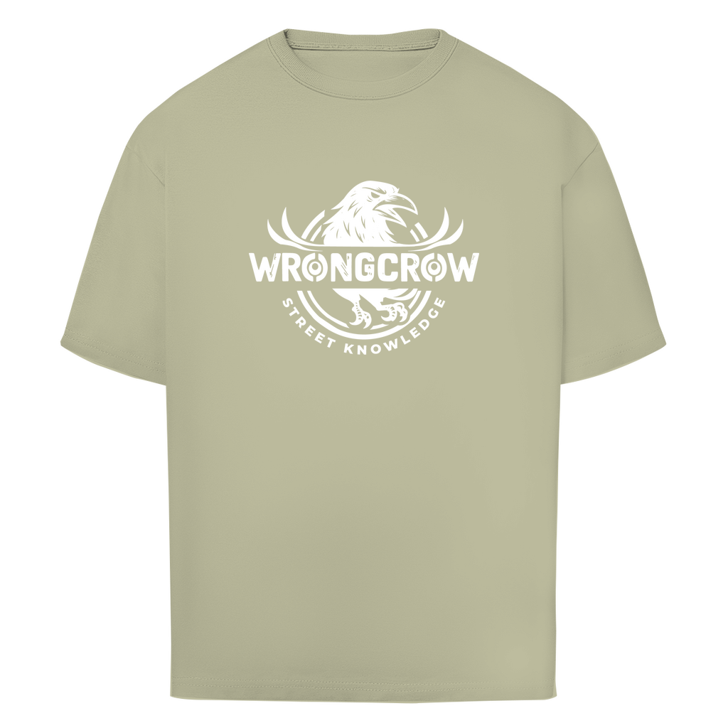 Oversize T-Shirt Wrongcrow - Soft Salvia / S - Clothes