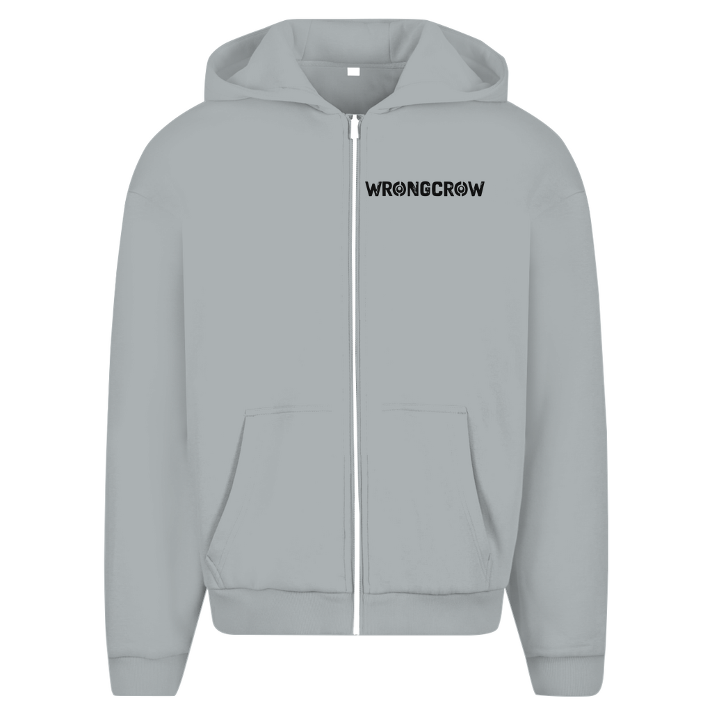 Oversize Zipper Wrongcrow - Light Asphalt / L - Clothes
